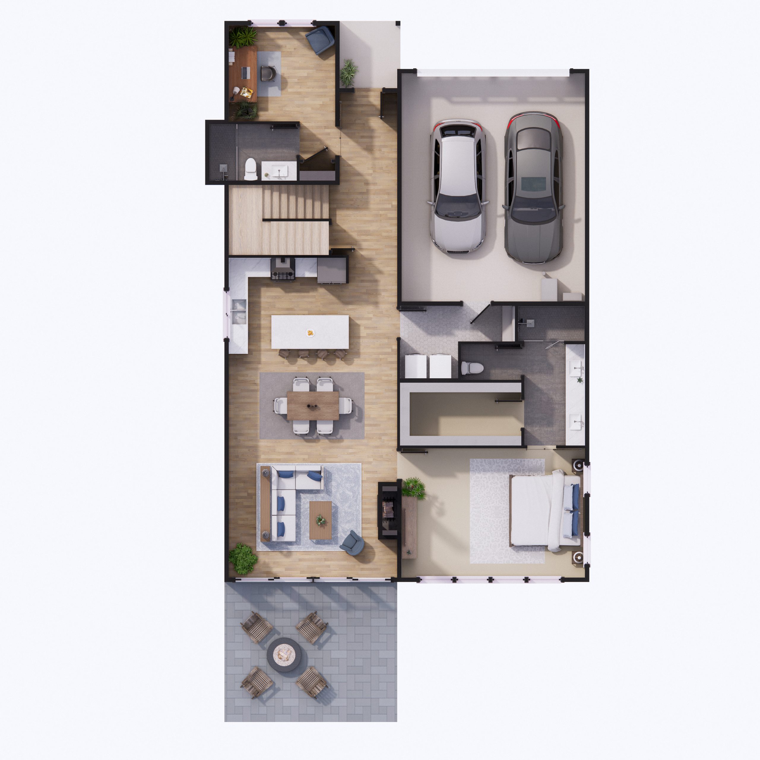 LC Heights - Lot 10 - FP Rendering Main Floor Revised[58]